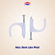 Nail Hooks No. 8 and No. 10 Lien Phat - Virgin Plastic, Solid Steel Nails, Fixing Water Pipe Electri