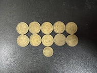 （63KN年10枚大壹毫）香港硬幣英女王伊利沙伯二世 1963KN年大一毫 Government of Hong Kong Coin Queen Elizabeth ll 1963KN $0.1