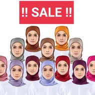 🎉SALES PECAH GUDANG RAYA FAREHA🎉 CHIFFON PLAIN FAREHA & COTTON PLAIN FAREHA