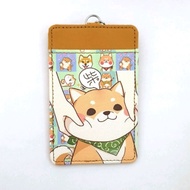 Cute Shiba Inu Dog Puppy Ezlink Card Holder With Keyring