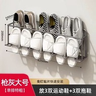 免打孔門後鞋架 簡易門口衛生間浴室壁掛式拖鞋架 鞋收納架