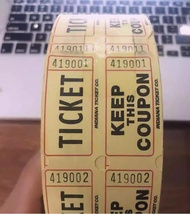 USA imported Double Roll Raffle Event Ticket raffle party event ticket