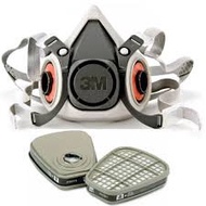 Gas Mask (AMN-3M 6200) (Mask + Filter)