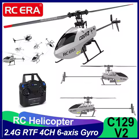 RC ERA C129 V2 RTF RC Helicopter 6-axis 4CH Gyroscope One Click 3D Remote Control Aircraft Outdoor T