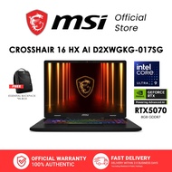 MSI Crosshair 16 HX AI  Gaming Laptop - Intel Core Ultra 9 processor - NVIDIA GeForce RTX5070 - 16″ 