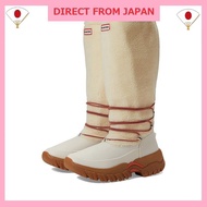 Hunter Women's Original Vegan Shearling Insulated Tall Snow Boots Shoes WFT2204HER-WWG WHITE_WILLOW/
