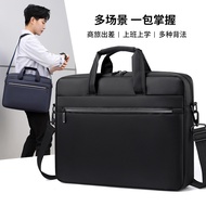 New Business Laptop Bag Fashion Simple Briefcase Print 15.6-inch Laptop Bag