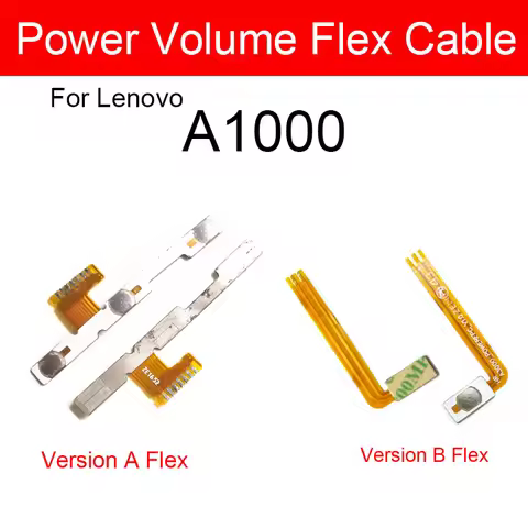 Power On/off Volume Switch Flex Cable For Lenovo A1000 Power Side Button Volume Key Flex Ribbon Cabl