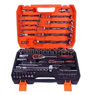 REAIM 【จุดประเทศไทย】ชุดบล็อก ชุดเครื่องมือช่าง ชุดบล็อกประแจ ไขควงมัลติฟังก์ชั่น 82/85/187PCS Hand T