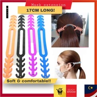 (Malaysia) Mask Extender Face Mask Extension Face Mask Hook Face Mask Extention [17cm long] Face Shield