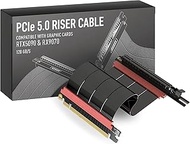 LINKUP PCIE 5.0 Riser Cable [40cm] RTX5090 RX8900 GPU ready | x16 128GB/s Speed | Compatible with PC