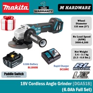 MAKITA 18V Cordless Angle Grinder 125 mm (5") DGA518Z / DGA518