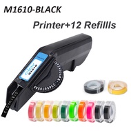 CIDY เครื่องพิมพ์ฉลากแบบแมนนวลสำหรับเปลี่ยนเทปนูน3D ขนาด6/9มม. 1610สำหรับ Dymo Organizer Xpress 1610