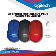 【COD】LOGITECH M331 SILENT PLUS WIRELESS OPTICAL COMPACT MOUSE 1000 DPI  3 BUTTONS  USB Nano Receiver