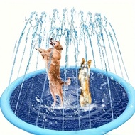 1pc 39 Inch/100cm, 59 Inch/150cm, 66.9 Inch/170cm Waterproof Splash Pad For Dogs, Thickened Non-Slip