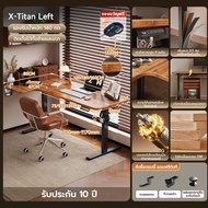 Xpanse โต๊ะปรับระดับไฟฟ้า โต๊ะตัวแอล พื้นผิวคาร์บอนไฟเบอร์ โต๊ะคอม โต๊ะเกมมิ่ง พื้นที่ขนาดใหญ่ สาม