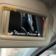 [TinChingS] 1PC Auto Interior Accessories Creative Passenger Princess Mirror Car Decal Cute Car Viny