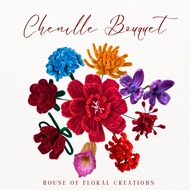 [CUSTOM] 1PC CHENILLE FLOWER FOR BOUQUET 💐 buket bulu kawat fuzzy wire