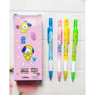 BTS BT21 Fancy Mechanical Pencil 2.0 MM BTS BT21 PRINTED PENCIL BT21 FANCY CARTOON PENCIL