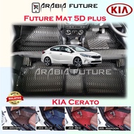 KIA Cerato K3 YD BD FUTURE Car Floor Mat 5D plus Carpet Anti-Dust Custom Made PU Leather