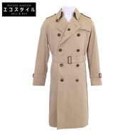 Burberry London FRG87-195-51 米色格紋襯裡風衣，42碼（二手）