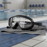 rockible Premium Adult Swimming Goggle Panoramic View Anti-fog Swim Glasses Leak-resistant for Aquat