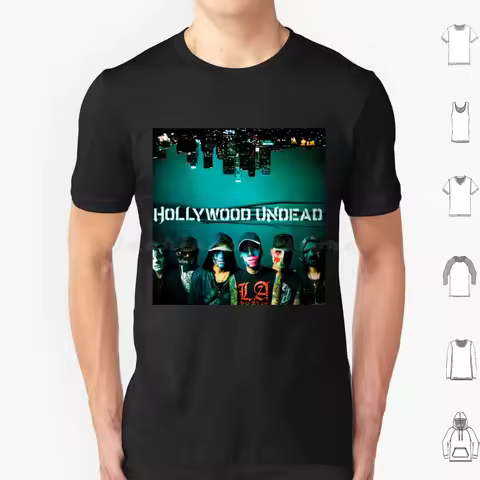 Hollywood Undead Swan Songs T Shirt 6xl Cotton Cool Tee Hollywood Undead Swan Songs