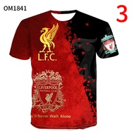 Liverpool F.C. Short Sleeve Football T-shirt Football Shirt Short Sleeve Fashion Top Wear Men'S T-Shirt S~5XL