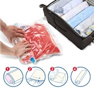 Roll-Up Travel Compression Bags For Clothes Luggage Space Saver Bags For Packing Suitcases