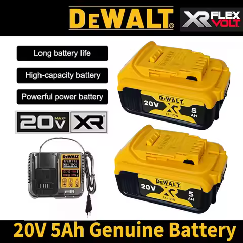 Genuine DeWALT Battery 20V 5Ah 6Ah 2Ah MAX 60V 9Ah FlexVolt for DCB205 DCB206 DCB609 DCB209 DCB182 2