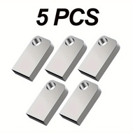 5pcs Usb Flash Drive 8gb 4gb 2gb 1gb 512mb 256mb 128mb Usb 2.0 High Speed U Disk Usb Disk Metal Pen
