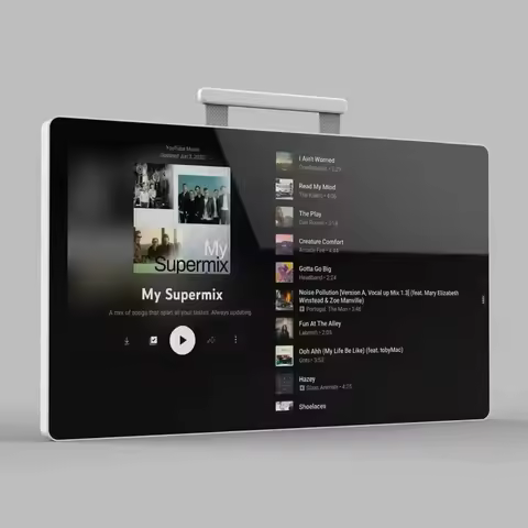 25 Inch Portable Touchscreen Monitor 1080p Android 14 Smart TV for Outdoor Camping Travel with Remot