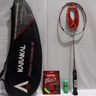 Raket Karakal Pure Power 9 Bonus Tas, Senar dan Grip