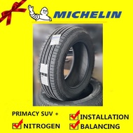 Michelin Primacy SUV+ Plus tyre tayar tire(with installation)255/65R17 265/65R17 225/60R18 235/60R18 265/60R18 235/55R18