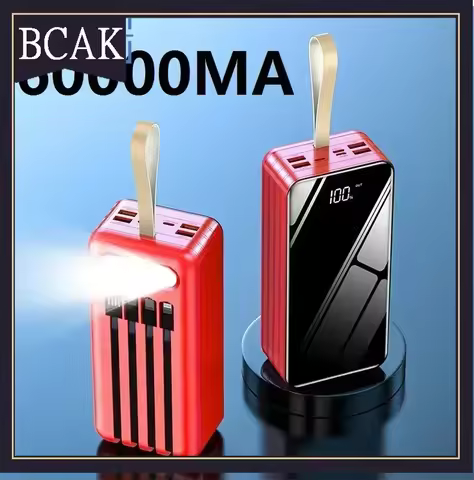 BCAK Brand store 80000mAh Outdoor Large-capacity Charging Treasure 60000 Fast Charging 100000 Mobile