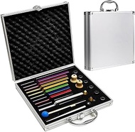 NEWFUN Tuning Fork, Tuning Fork Neurology, Set of 10 (174 Hz, 285 Hz, 396 Hz, 417 Hz, 432 Hz, 528 Hz