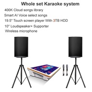 Karaoke System,Home KTV Sing,19.5'' Touch scree  Player 3TB HDD WIth 60K Songs,+10'' Loudspeaker,+Wirelss microphone,Built Home KTV Hall