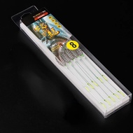 【Quality】5pcs Luminous Double Hook tokushima fishing group Strong pull Fishing line   spring fishing