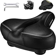 DAWAY C30 Comfortable Oversized Bike Seat - Compatible with Peloton, Exercise, Mountain or Road Bike