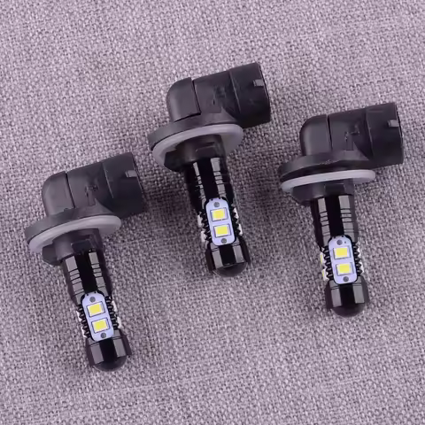 3Pcs LED Headlight Bulb 9V-30V 50W 6000K Fit For Polaris Sportsman 550 570 600 700 800 850 1000 ACE 