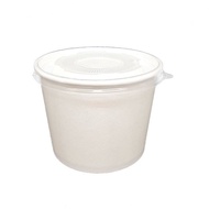 900CC&520&390CC ECONOMIC DISPOSABLE DOUBLE WALL PAPER BOWL WITH LID / TAKE AWAY FOOD PACKAGING PAPER