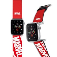 Marvel-Apple Watch錶帶-皮革系列-紅色 Marvel