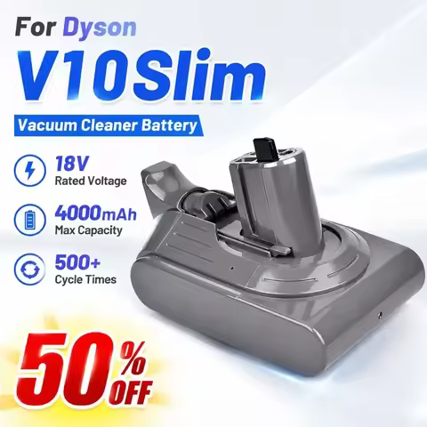 For Dyson V10 Slim V10 Mini SV10 SV18 Vacuum Cleaner Replacement Lithium Battery