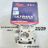 Ex5 dream wave100 class 1 API racing Head + valve 25/29mm