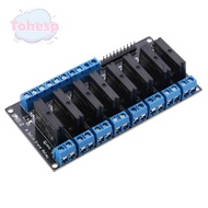TOHESP 8 Channel Relay Module, High Level Trigger 8 Channel 8 Channel Solid State Relay Module, Mult