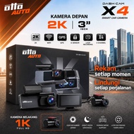 Dash cam AUTO X4 3 in 2 channel front camera 2K rear camera 1K