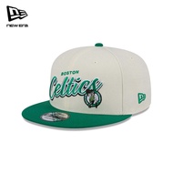 New Era 9FIFTY Boston Celtics Script NBA Chrome White Snapback Cap