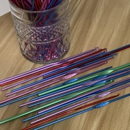 crochet hooks jarum kait (ready stock) aluminium metal needles tools (2.0-4.5mm hook) 钩针 铝合金 编织工具 🧶 