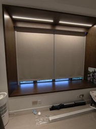 電動窗簾 捲簾 總闊277cm高212cm