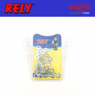 Rely 90137-90140 Chrome Flat Washer